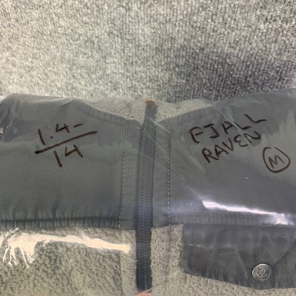 Fjällräven Sarek Fleece Hoodie Full‎ Zip women’s Jacket Black Grey Medium M - Picture 11 of 11